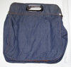 Snoopy School Days Denim Tote Bag, Purse, Book Bag By Butterfly Originals