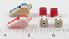 Cracker Jack Whistle & Dice Prize Lot Of Six