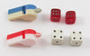 Cracker Jack Whistle & Dice Prize Lot Of Six