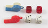 Cracker Jack Whistle & Dice Prize Lot Of Six