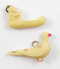 Vintage Cracker Jack Indian In A Canoe & Dove Prize Pair