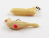 Cracker Jack Indian In A Canoe & Dove Prize Pair