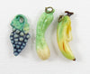 Vintage Cracker Jack Grapes, Banana & Pickle Prize Lot Of Three