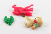 Cracker Jack Pegasus, Horseshoe, & Jockey On A Horse Prize Lot Of Three