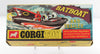 Corgi Toy Batman Batboat & Trailer With Bat-Man & Robin In Original Box