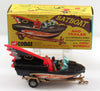 Corgi Toy Batman Batboat & Trailer With Bat-Man & Robin In Original Box