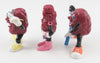 California Raisins PVC Lot Of Three: Boom Box, Allota Style, Guitar