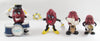 California Raisins Band Drummer, Tambourine Girl, & Saxophone PVC Figures Lot