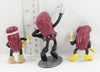 California Raisins Michael Jackson, Tina Turner & Jimi Hendrix PVC Figures Lot