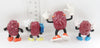 California Raisins PVC Lot Of Four: Sunglasses, Boombox, Hands In The Air