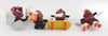 California Raisins PVC Lot Of Four: Buster, Skateboard, Roller Skates Lot Of Four